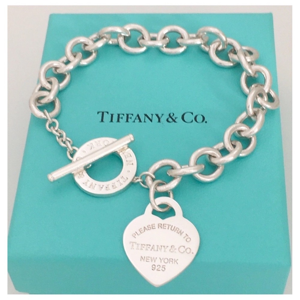 Tiffany & Co. Silver Heart Tag Bracelet